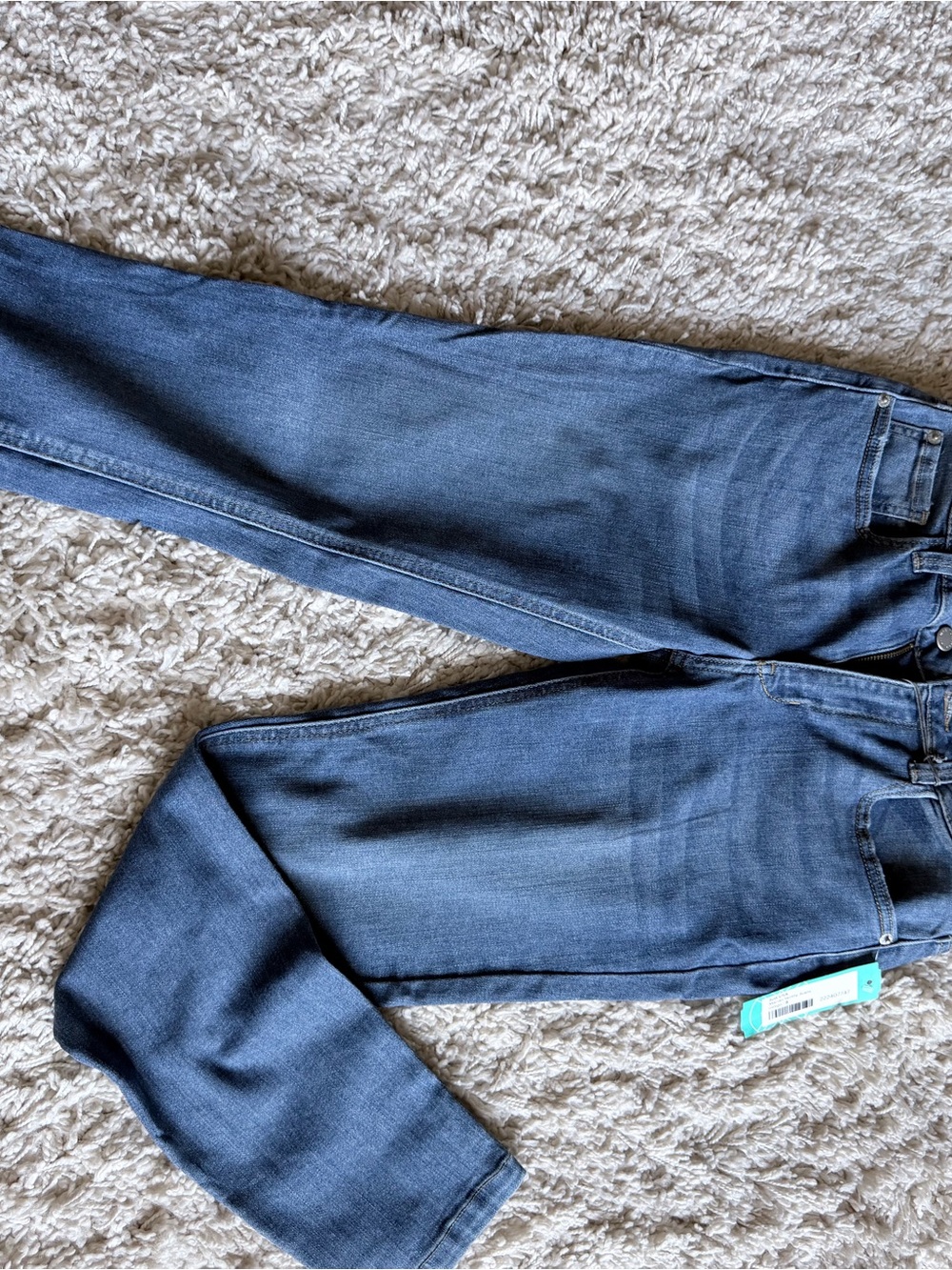 Just USA Women's Skinny Jeans in Dark Blue Wash